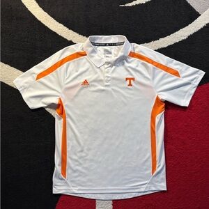 Adidas Tennessee Volunteers Team/Player Issued Polo Shirt Mens L NCAA Team Gear
